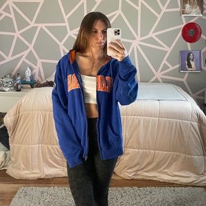 Florida Gators zip-up jacket in orange and blue